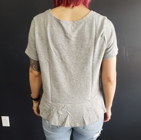 Soft peplum tee - Picture 2 of 3